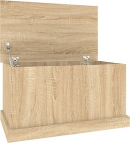 vidaXL sonoma tölgyfa tárolóláda 70 x 40 x 38 cm rétegelt fa