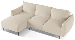 Bézs sarokkanapé (bal oldali) Malie – Makamii