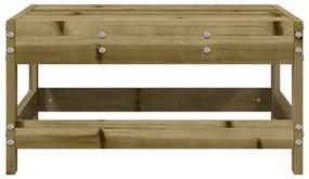 impregnált fenyőfa kerti lábzsámoly