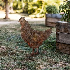 Chicken fém kerti dísztárgy, 64×42 cm – TR565TNL1281