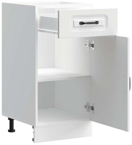 vidaXL Konyhai alsó szekrény Kalmar fehér műfa