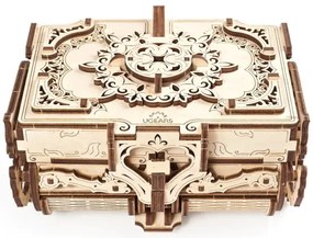 Ugears - 3D fa mechanikus puzzle Antik ékszerdoboz