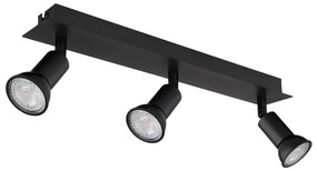 Globo 57998-3 - Spotlámpa DREW 3xGU10/35W/230V fekete