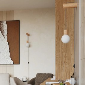 Natúr színű fali lámpa Arcadia – Sollux