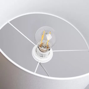 Sollux SL.1403 - Csillár zsinóron NOVA 1xE27/15W/230V átm. 30 cm fehér