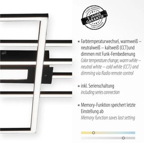 Leuchten Direkt 14693-18-LED ASMIN LED 48W 230V dimm. mennyezeti lámpa +DO