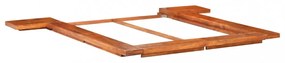 Japán stílusú tömör akácfa futon ágykeret 140 x 200 cm