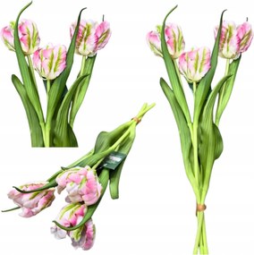 Mesterséges Tulipán Csokor 3 db 40 cm Ágak Tavasz