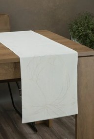Blink12 bársony asztali futó Fehér 35x140 cm