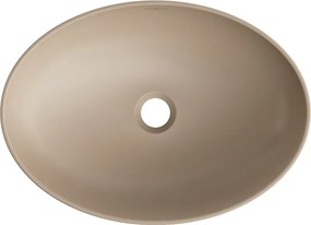 Mexen Cornelia 50 x 37 cm-es munkalap tetejére szerelhető mosdó, cappuccino matt - 21885064