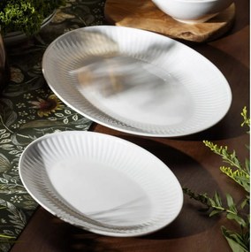 Ovális tál 24 cm Dália Fehér Chodzież