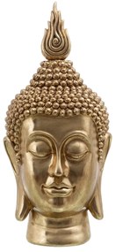 Dekoratív arany Buddha fej Figura 64 cm