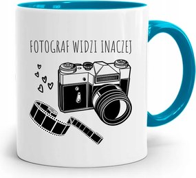 Kék Bögre Fotósnak Másképp Lát Ajándék fényképes nyomattal