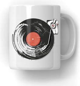 Bögre Winyl Ajándék Zenerajongóknak 18-99 Ajándék
