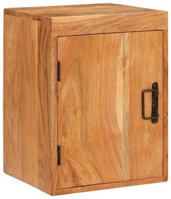 Éjjeli asztal 2 pcs Barna 35 x 33 x 48 cm Tömör Fa Akácia
