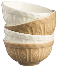 Fehér-bézs kőedény tálka szett 4 db-os 200 ml Original Cane – Mason Cash