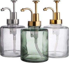 SAVOIE folyékony szappan adagoló, átlátszó-arany 380ml