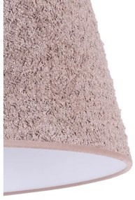 Duolla - Asztali lámpa BOUCLE 1xE27/15W/230V átm. 28 cm barna/fa