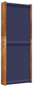 sötétkék 6 paneles térelválasztó 420 x 180 cm