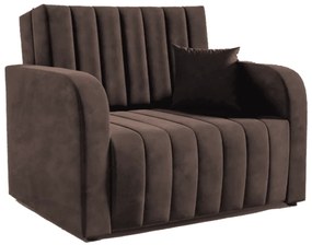 Bora 2-es kanapé, sötétbarna