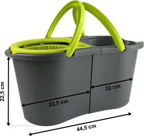 4Home előnyös szett Rapid Clean mop gurulós alátéttel