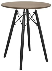 Kör asztal ANELLO Dark Ash 60cm