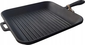 Maysternya Öntöttvas szögletes grill serpenyő 28x28cm