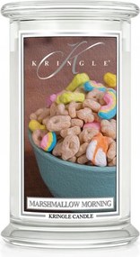 Marshmallow Morning Kringle Candle nagy gyertya két kanóccal (624g)