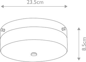 Elstead TAMAR-F-M-PC-LED Fürdőszobai mennyezeti lámpatest TAMAR 1xGX53/5,7W/230V IP44 króm