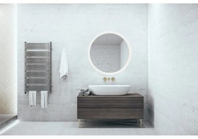Fali tükör világítással ø 60 cm Aurora – Mirrors and More