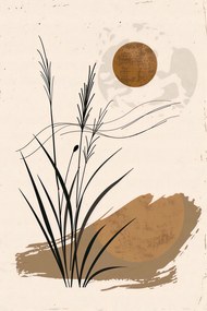 Poszter 40x60cm Sivatagi naplemente