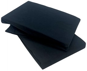 Ágynemű Jersey fekete TiaHome - 90x200cm