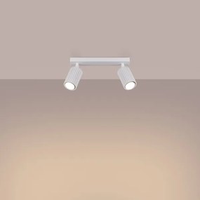Sollux SL.1542 - Spotlámpa KARBON 2xGU10/10W/230V fehér