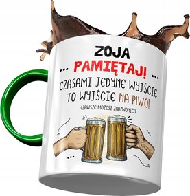 Zöld Bögre Zsófi Barátnő Feleség Ajándék Nyomtatott Fotóval