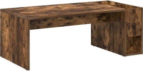 vidaXL Dohányzóasztal Füstölt tölgy 101,5 x 50 x 37 cm Faanyag