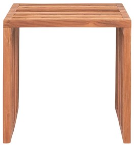 Pego kisasztal, teak fa, natúr, 40x40x40 cm