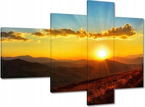 Våszonkép 100x70 GyönyörƱ naplemente