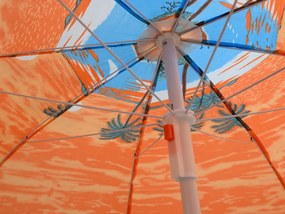 Napernyő SUNSET BEACH 180 cm, narancssárga