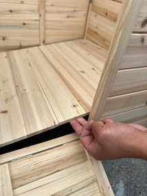 Avenberg RUFUS Tyúkól 123 x 70 x 81 cm barna