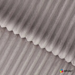 Szürke kordbársony kinyitható kanapé 256 cm Cotonn – ELTAP