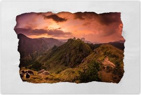 Poszterek 120x80 Tájkép bárányhegyekkel