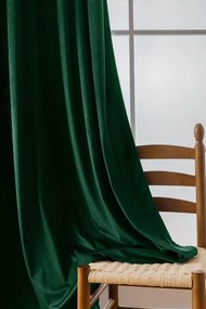 VELVET sötétzöld sötétítő függöny 140x250 cm