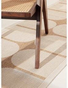 Bézs-elefántcsont színű kültéri-beltéri futószőnyeg 80x250 cm Duet Bowen – NORTHRUGS
