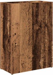 vidaXL Napernyő Állvány tárolóval Öreg fa 40 x 20 x 55,5 cm Faanyag