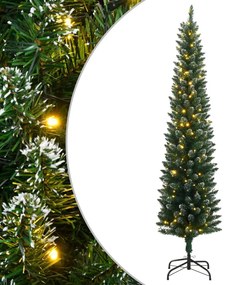 vékony műkarácsonyfa 150 LED-del 150 cm