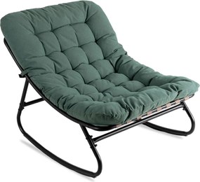 Hintaszék zöld színben AURORA