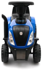 Gyerek jármű traktor utánfutóval és szerszámokkal Baby Mix New Holland sárga