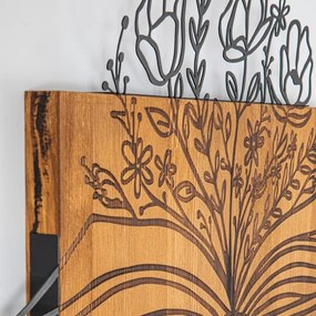 Fali dekoráció 76,5x24,5 cm Utolsó vacsora fa/fém