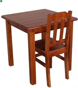 Étkezőasztal kocka 80x80 calvados
