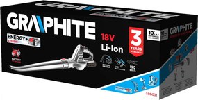 Akkus Lombfúvó 18V Li-I Akkunélkül Graphite